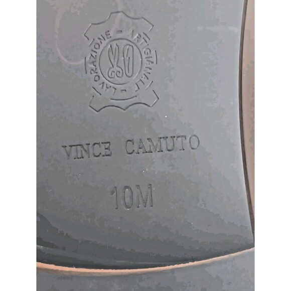 Vince Camuto Men\'s Brown Leather Cap Toe Oxford Dress Shoes Lace-Up 10M main image 6